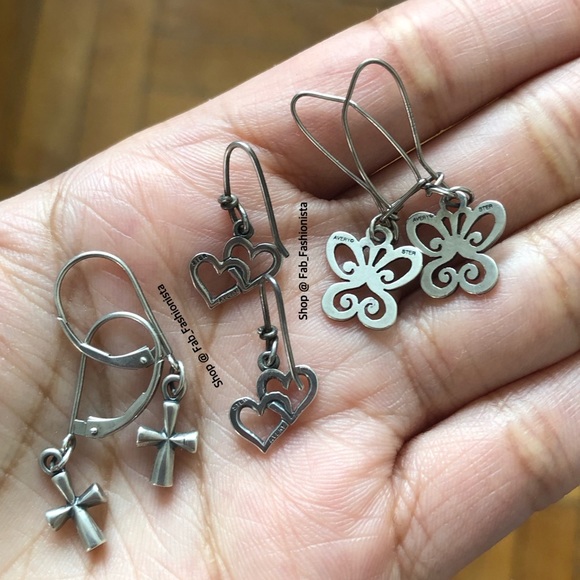 ❗️ON HOLD❗️James Avery sterling silver earrings bundle retired